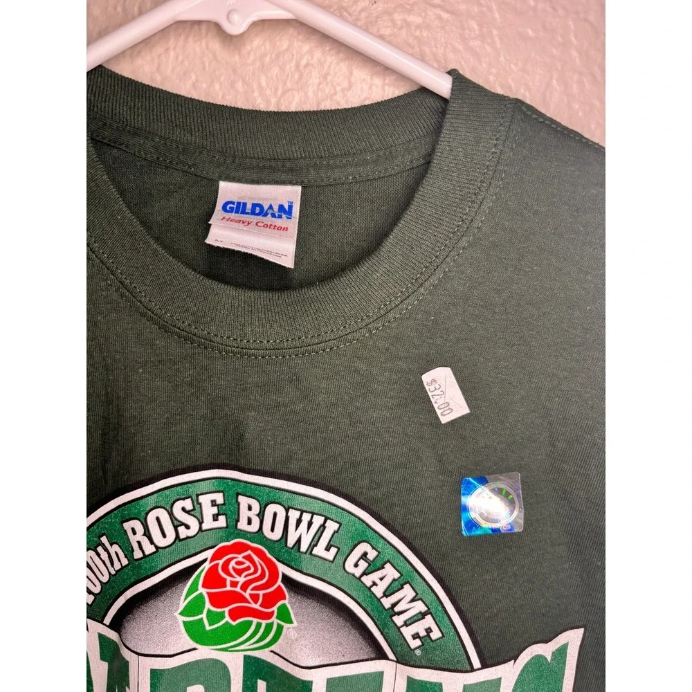 Michigan State Spartans 100th Rose Bowl Game‎ Long Sleeve Shirt Men's M NWT